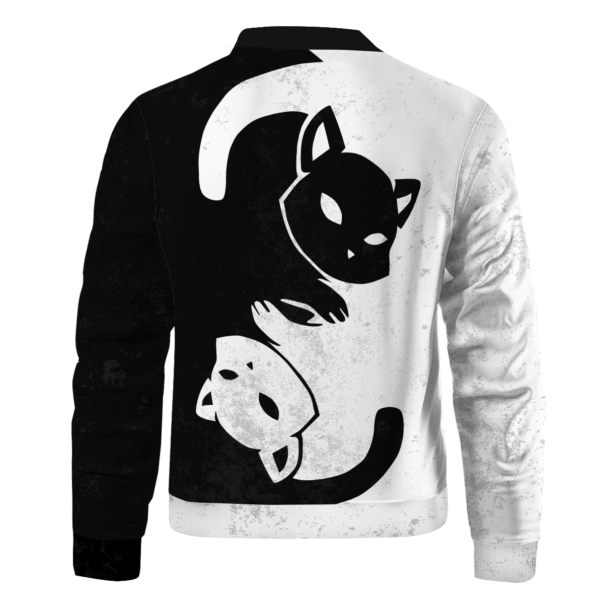 Yin Yang Feline Bomber Jacket