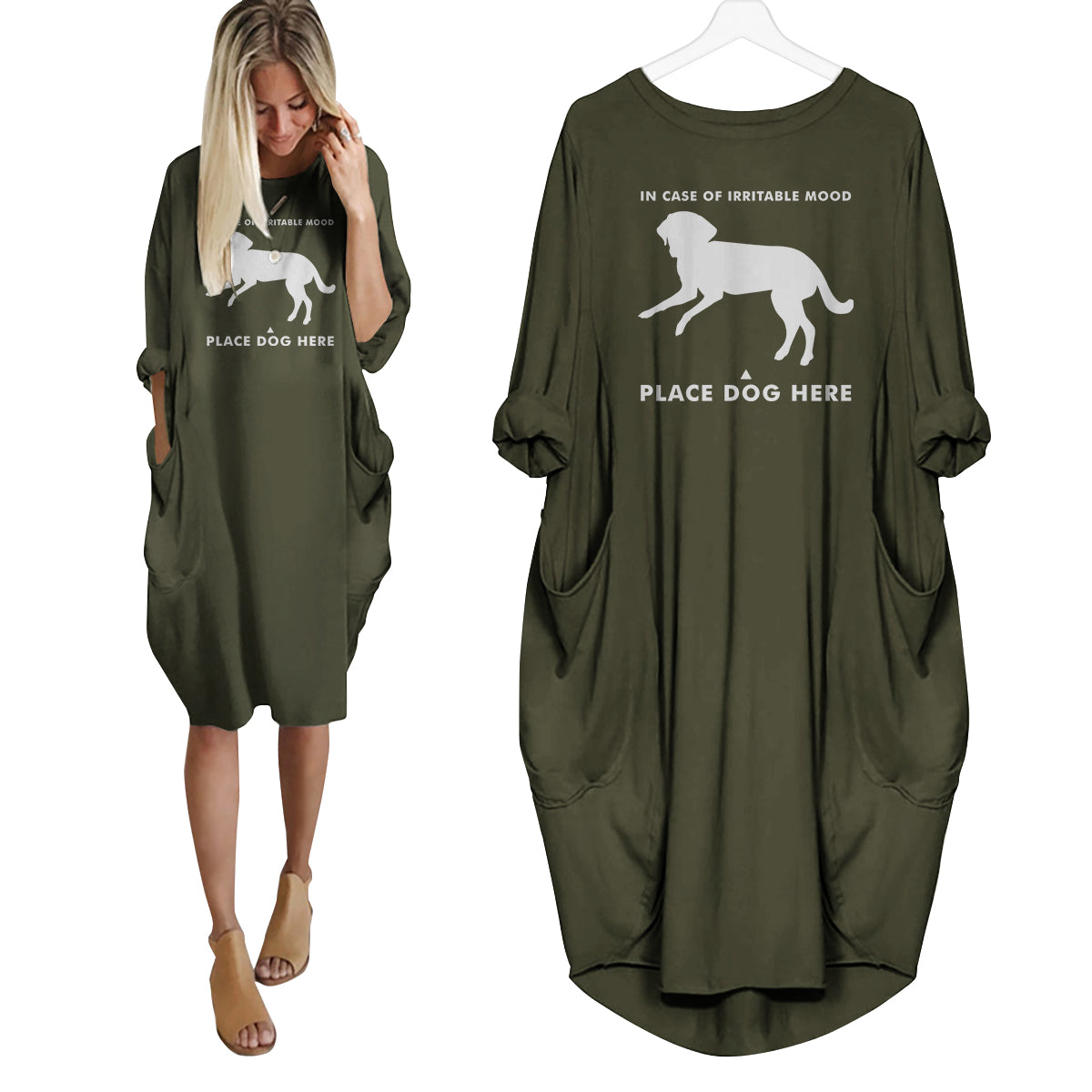 Place Dog Here Dress