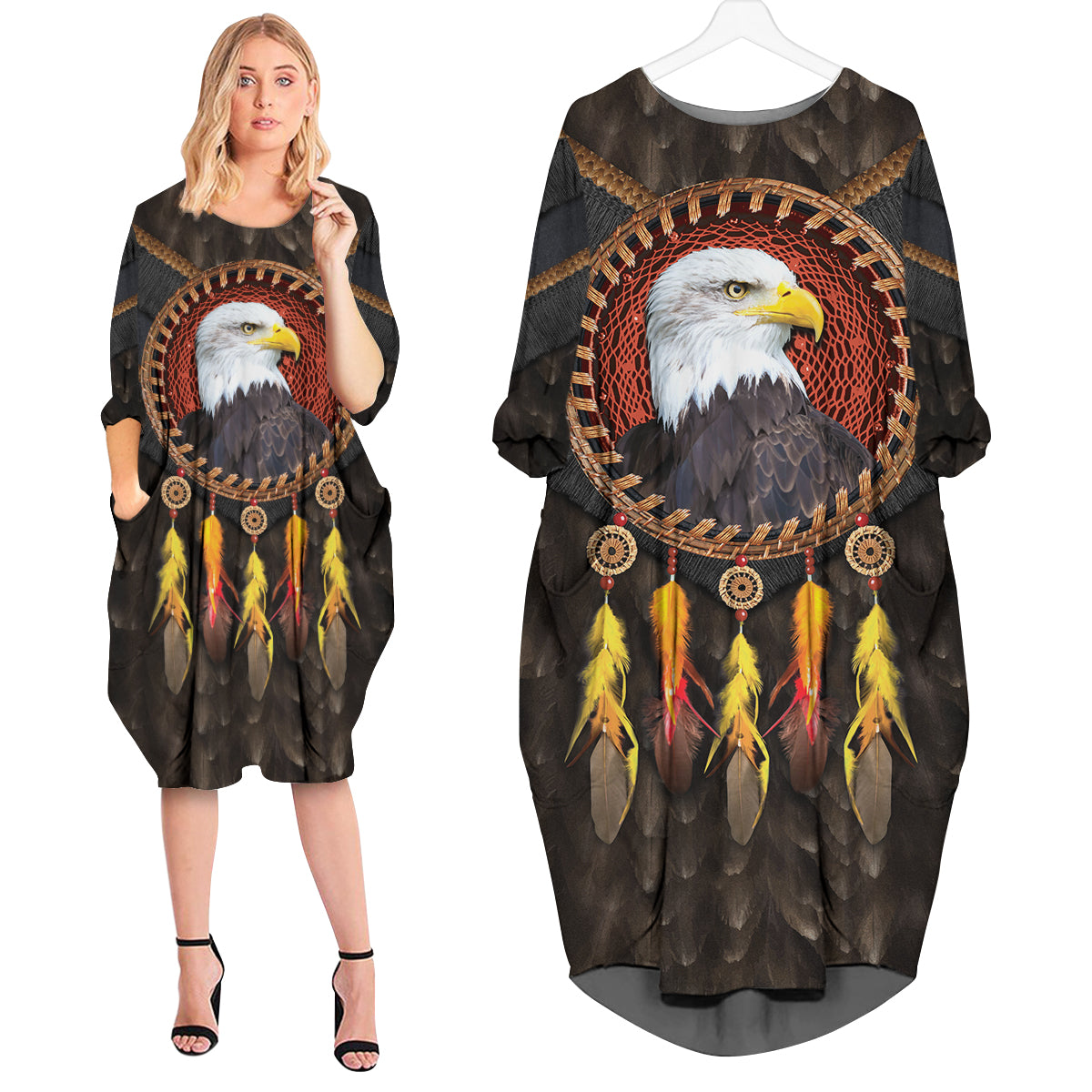 Tribal Eagle Dream Catcher Dress