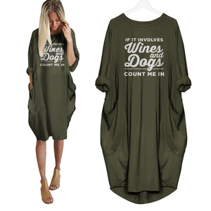 Wine and Dogs Dress