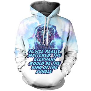 If Size Really Mattered Unisex Pullover Hoodie