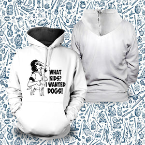 What Kids Dogs Unisex Pullover Hoodie S