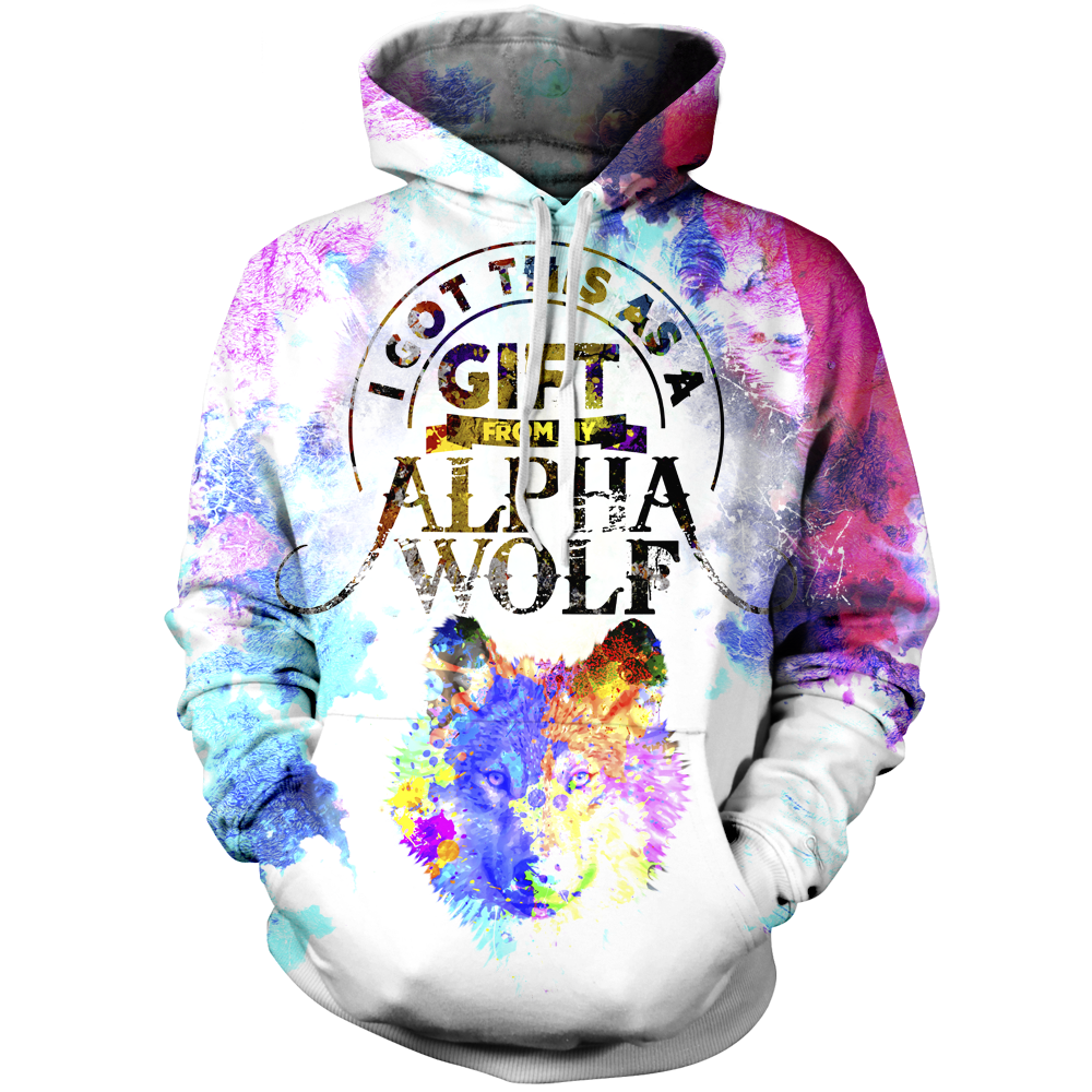 I Got This As A Gift From My Alpha Wolf Unisex Pullover Hoodie M