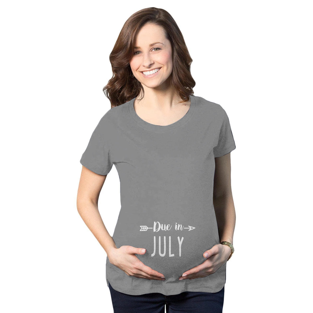 Due in July Maternity T-Shirt