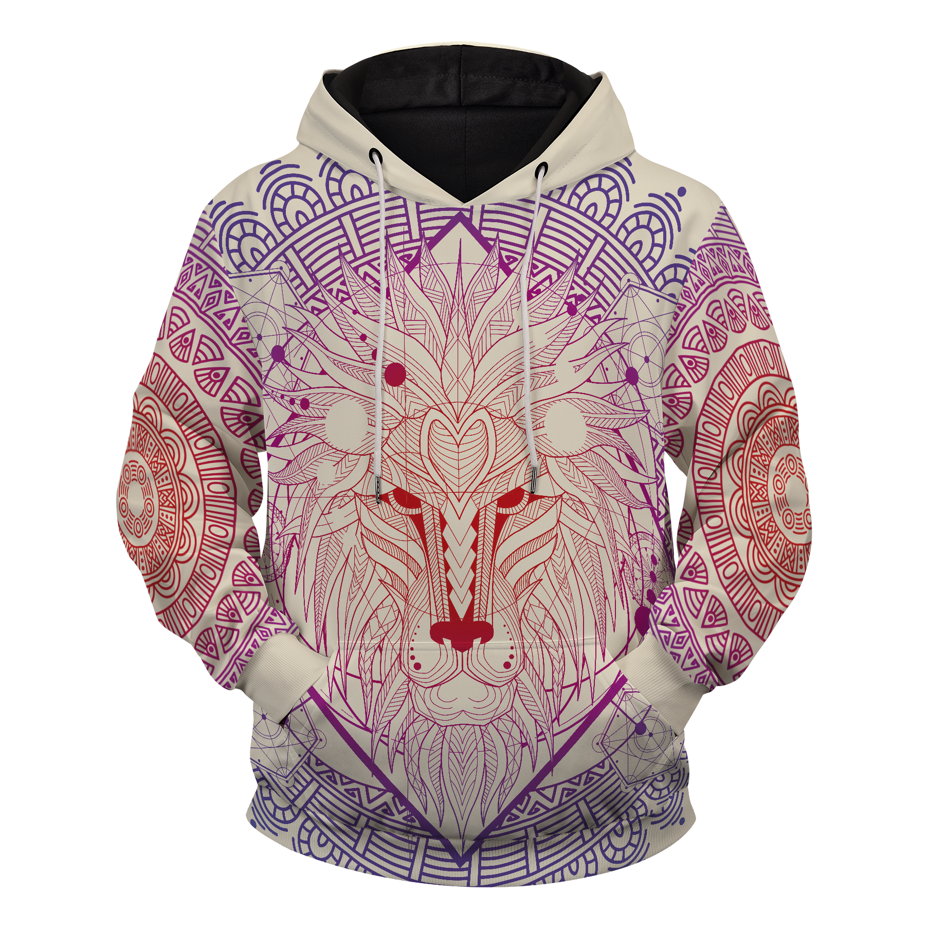 Ancient Lion Unisex Pullover Hoodie