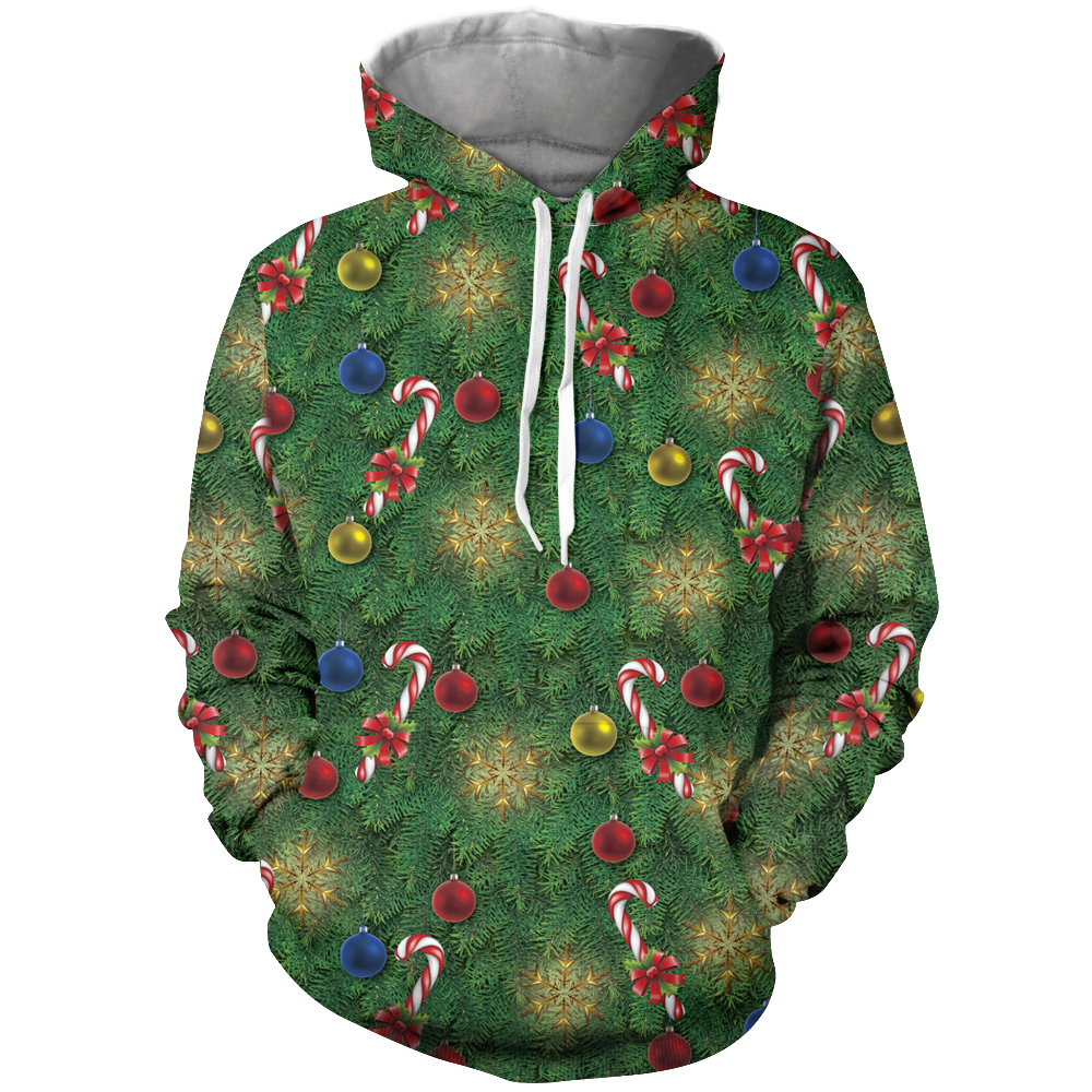 Christmas Tree Unisex Pullover Hoodie