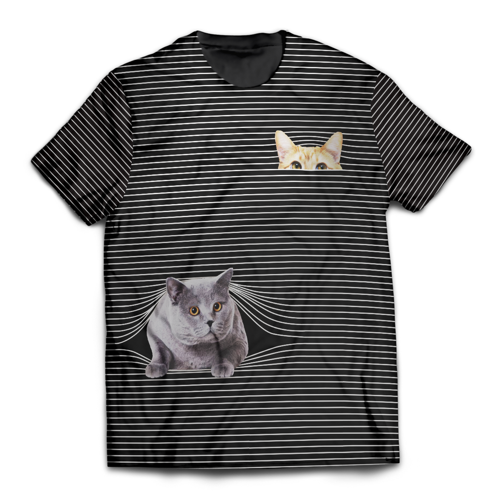 Cat Hide And Seek Unisex T-Shirt