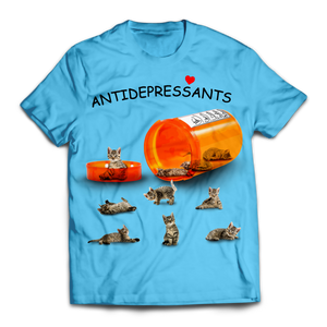 Antidepressant Cats Unisex T-Shirt
