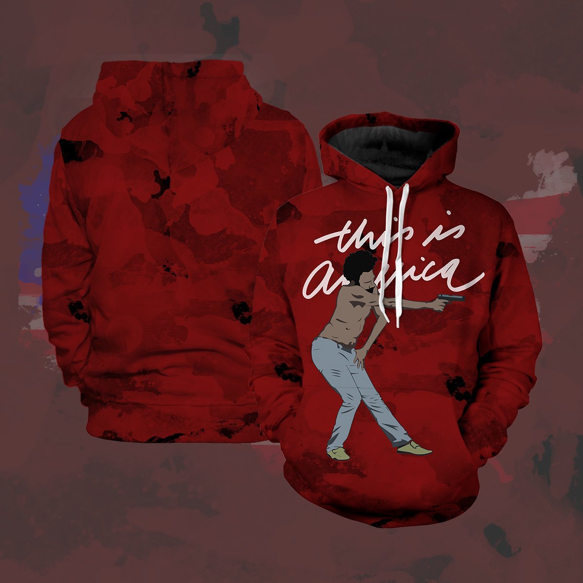 This Is America Unisex Pullover Hoodie S