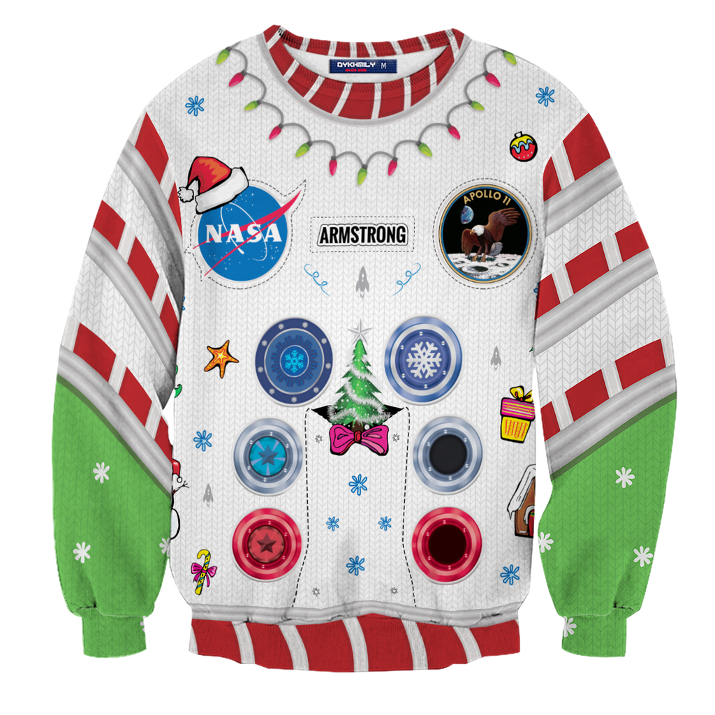 Armstrong Space Suite Christmas Unisex Sweater